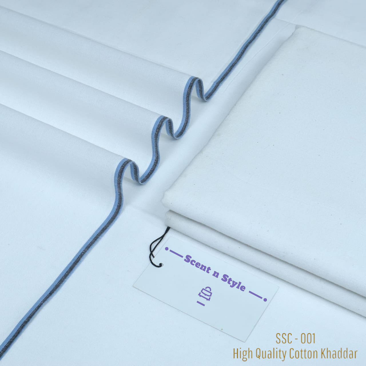 White Cotton Khaddar ( SSC - 001 )