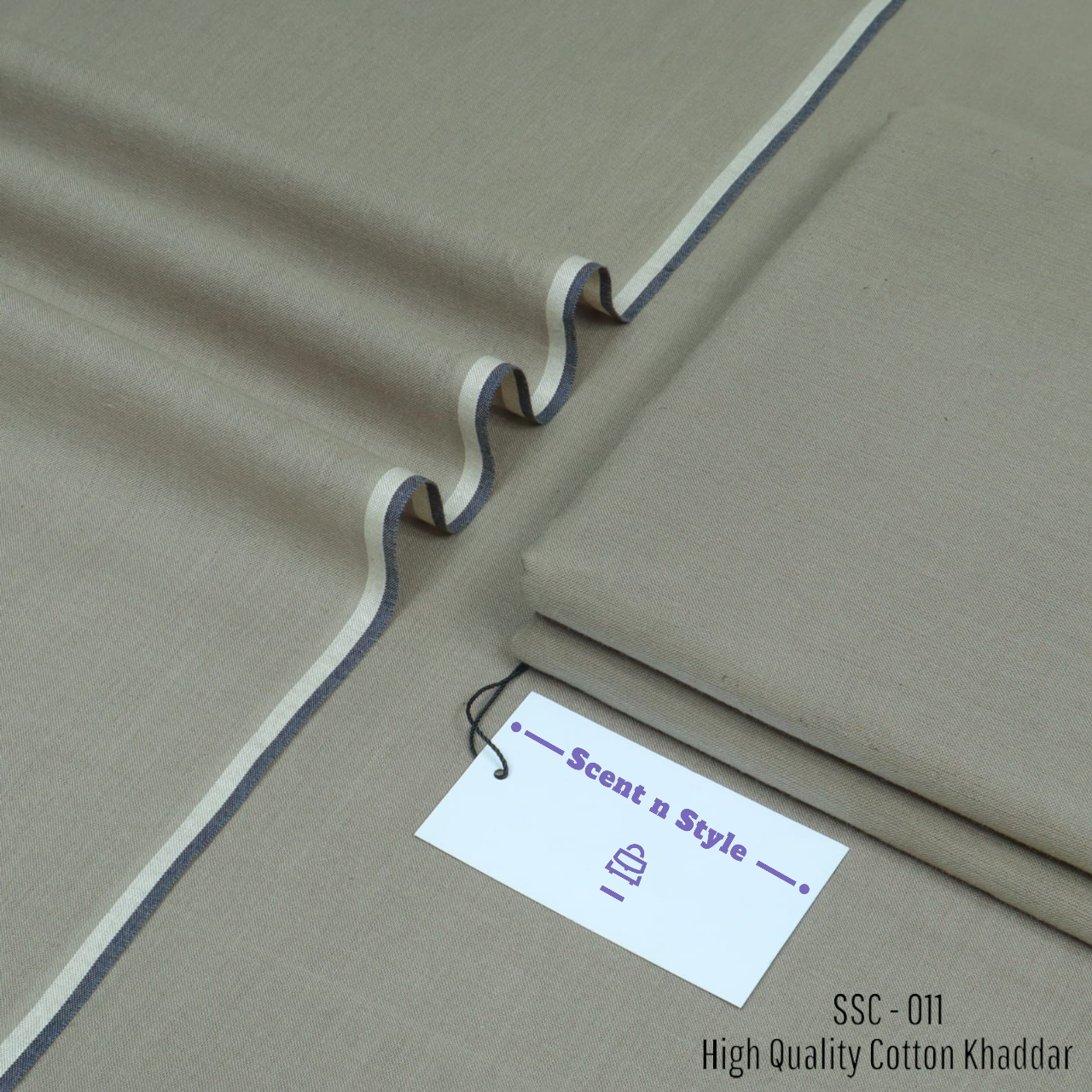 Beige Cotton Khaddar ( SSC - 011 )