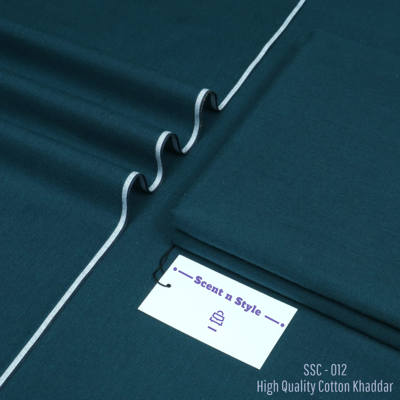 Zinc Green Cotton Khaddar ( SSC - 012 )