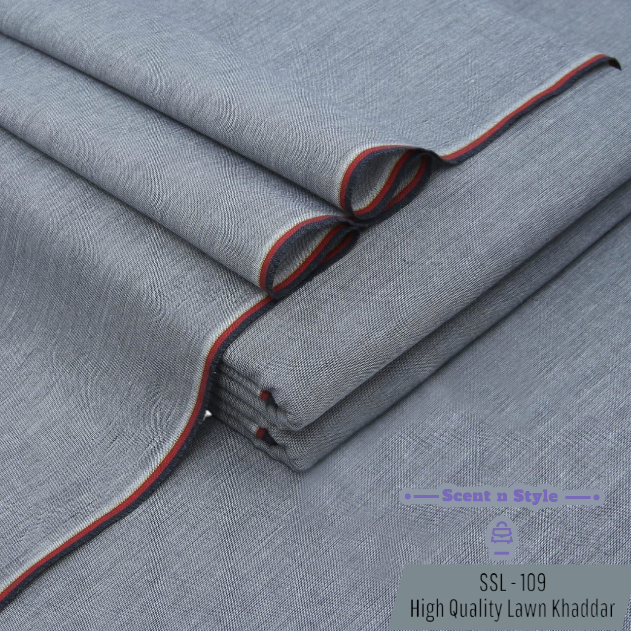 Silver Grey Lawn Khaddar ( SSC - 109 )