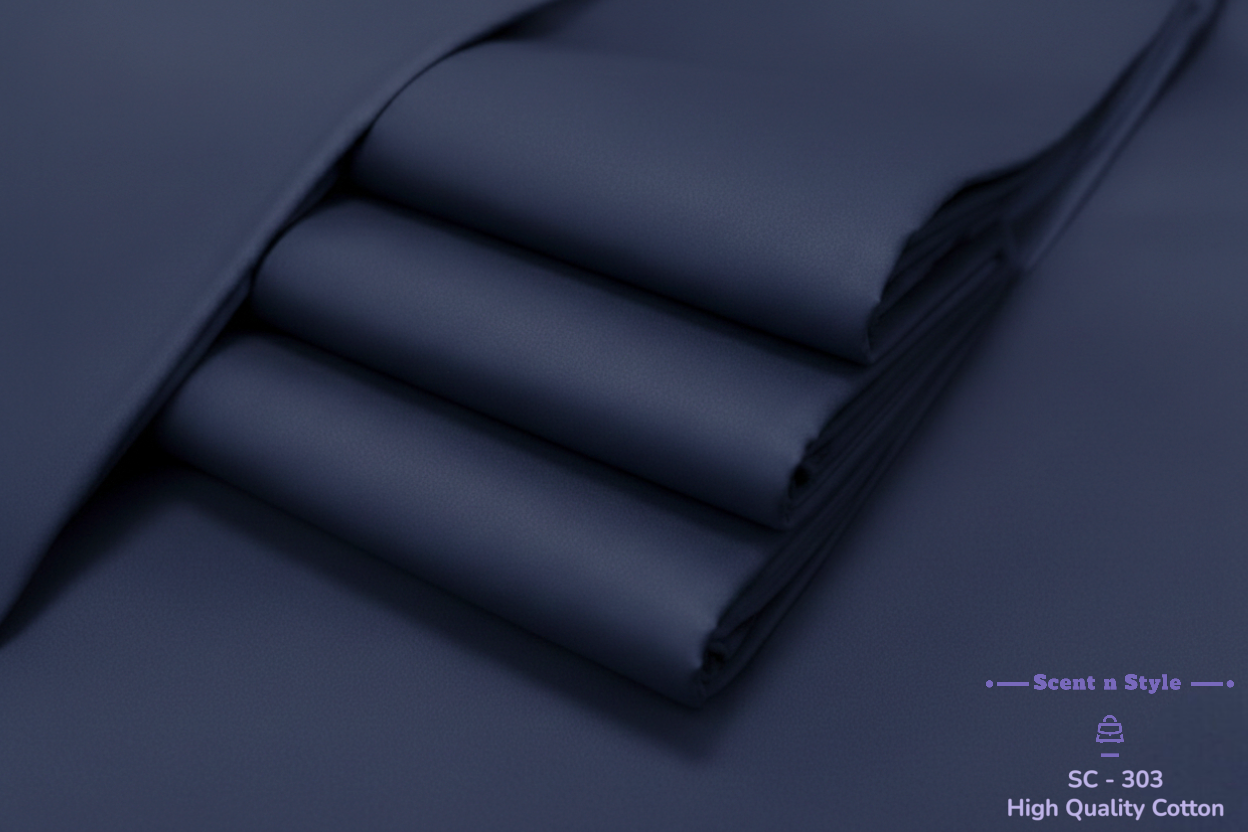 Navy Blue Cotton ( SC - 303 )