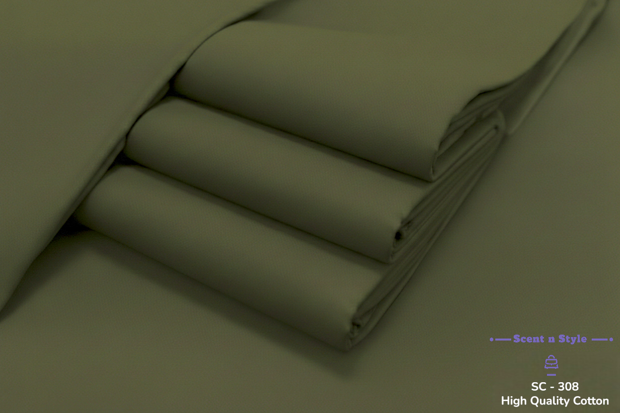 Olive Green Cotton ( SC - 308 )