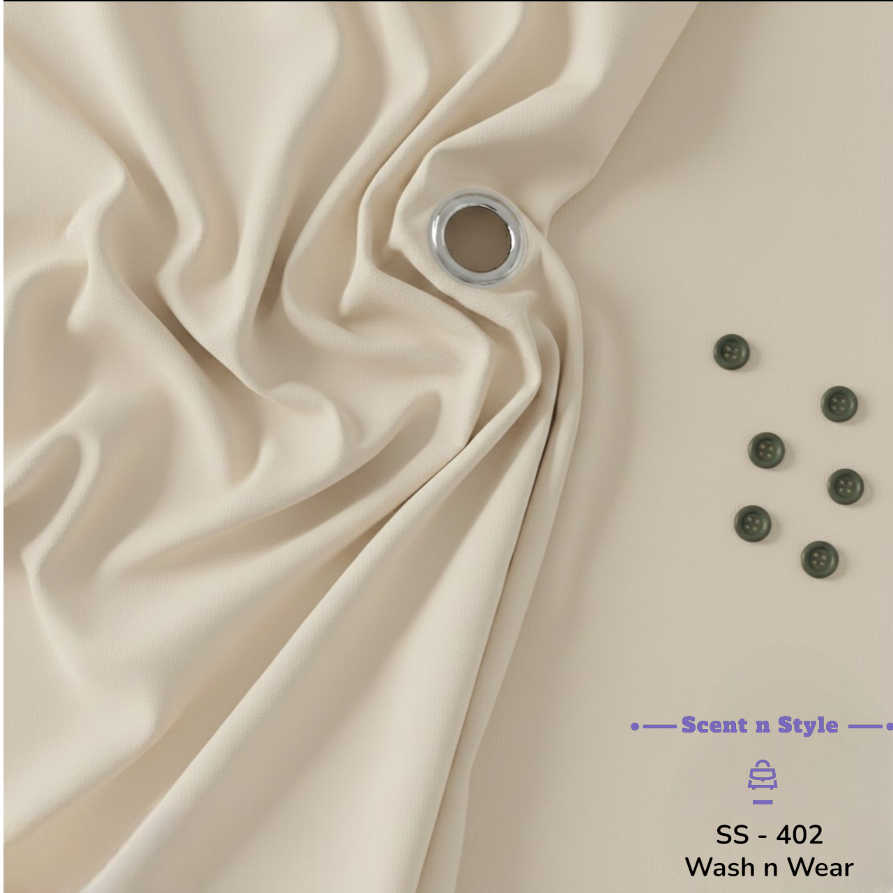 Cremy White Wash n Wear ( SS - 402 )