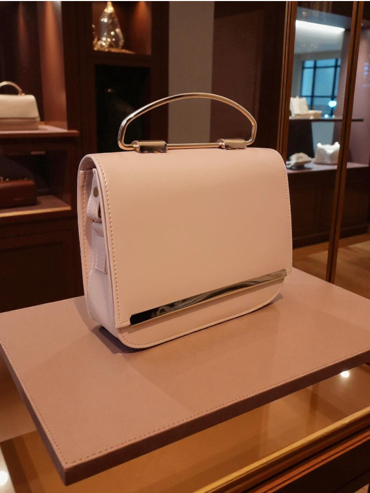 VIB - 001  ( Baby Pink Handbag )