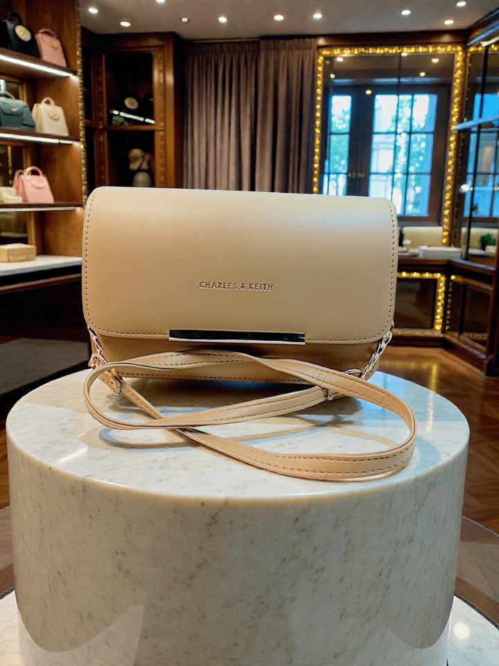 VIB - 002  ( Gold Beige Handbag )