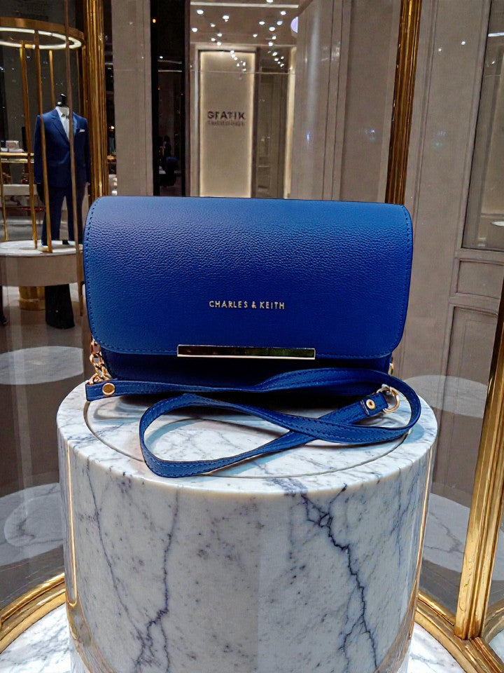 VIB - 002  ( Royal Blue Handbag )