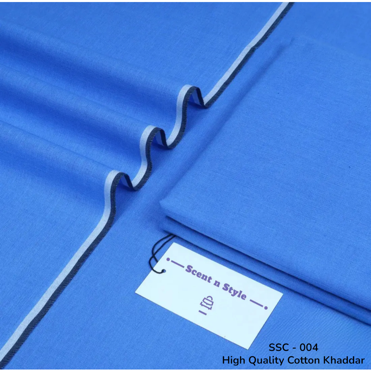 Sky Blue Cotton Khaddar ( SSC - 004 )